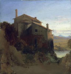 Italienisches Klostergebäude am Wasser