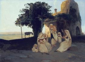 Spinnerinnen in Cervara