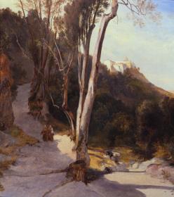 Weg nach Castel Gandolfo
