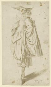 Stehender junger Mann