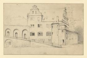 Kanzleihaus in Dresden vom Stallhof gesehen