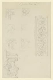 Padua, S. Giustina, Fries und Wange des Chorgestühls