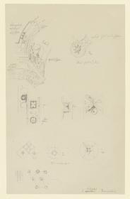 Ravenna. S. Vitale, Gewölbeansatz mit Kapitell, Architekturornamente
