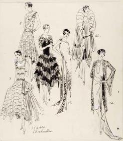Presseball 1927. Abendkleider