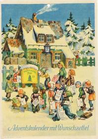 Adventskalender mit Wunschzettel