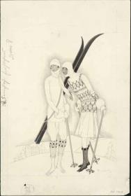 Frauen in Wintersportkleidung