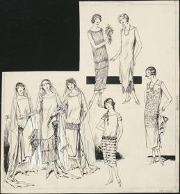 Frauen in Brautkleid