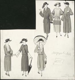 Frauen in Kleidern