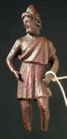 Statuette einer bekleideten männlichen Figur, Füße abgebrochen