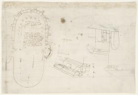 Grundriss und architektonische Details der Santa Constanza