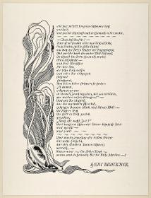 Zierleiste zum Gedicht Heimweh von Hans Bruckner, Seite 2