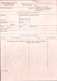 Réunion du 28.2.1974: questions de coordination entre les services de  l' Institut