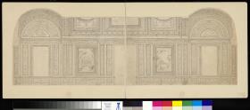 Projekt für die Galerie im Shelburne House, London, von Charles Louis Clérisseau