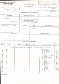 Radio Programme "Introduction à la Musique de l'Inde ; II. Les principeaux modes musicaux"