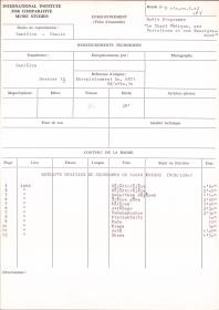 Radio Programme "Le Chant Védique, ses Variations et son Enseignement": Extraits musicaux du programme de Radio Unesco (MCR/3280)