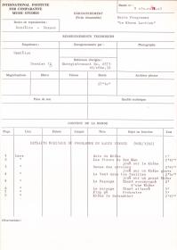 Radio Programme "Le Khène Laotien"