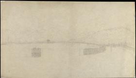 Bergige Landschaft mit breitem Weg I
