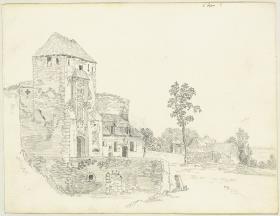 A Gisors. Stadttor von außen