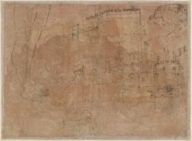 Landschafts- und Aktskizze
