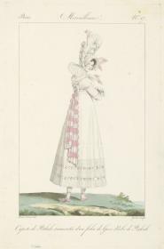 Incroyables et Merveilleuses: Tafel 17: capote et Robe de perkale