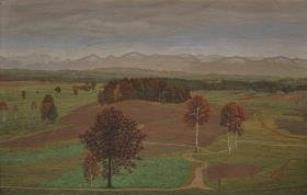 Voralpenlandschaft im Herbst