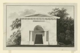 Mausoleum der Familie Eben auf dem Jerusalemer Friedhof Berlin