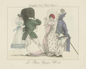 Le bon genre, No. 23: Coryphées d'un bal paré
