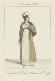 Le bon genre, No. 58: Chapeau de velours. Carrick de drap