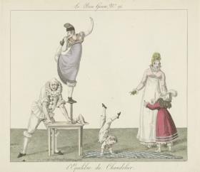 Le bon genre, No. 91: L'equilibre du chandelier