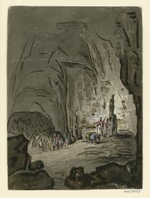 Felsenhöhle mit Anbetungsszene