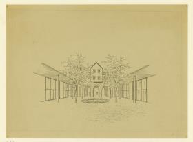 Potsdam-Drewitz, Kaufhof vom Bahndamm
