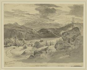 Norwegische Gebirgs- und Seelandschaft
