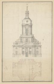 Kirche Berlin-Buch, Auf- und Grundriss