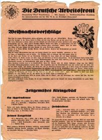 Weihnachtsvorschläge. Zeitgemäßes Kleingebäck.