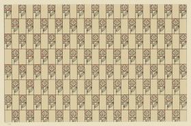 Einwickelpapier der Wiener Werkstätte mit Rosenmarke