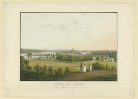 Spandau von Tegel aus aufgenommen