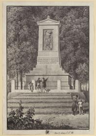 Wöhlsdorf bei Saalfeld. Denkmal für den Prinzen Louis Ferdinand von Preußen