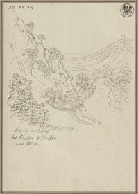 Blick in das Helenental mit der Schwechat bei Baden südlich von Wien