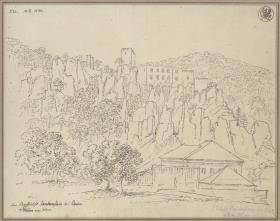 Die Ruine der Burg Rauhenstein bei Baden in Niederösterreich