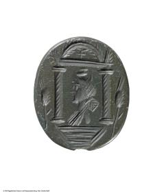 Gemme mit Darstellung der Stadtgöttin Alexandria