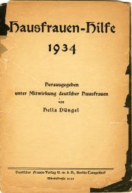 Hausfrauen-Hilfe 1934