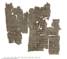 Hebräischer Papyrus mit einer Zahlungsaufstellung (Pap. Berlin P 8493 + P 8494 + P 23138)