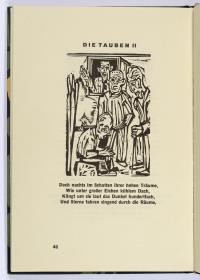 "Die Tauben II". Georg Heym, Umbra Vitae, München 1924, S. 46.