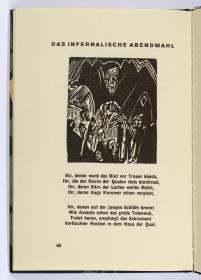"Das infernalische Abendmahl". Georg Heym, Umbra Vitae, München 1924, S. 48.