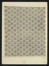 Modeldruckpapier (florales Fächenmuster)