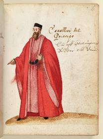 Trachtenbuch: Vestiti italiani: Cavallier del Principo