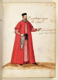 Trachtenbuch: Vestiti italiani: Capetano sopra li sbiri