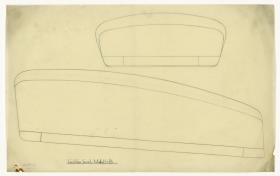 Leichter Sessel, Modell B (Möbelentwürfe, Sitzmöbel)