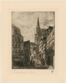La rue Malpalue, à Rouen