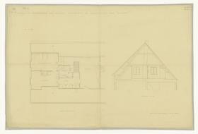 Haus Familie Tessenow, Neubrandenburg, Ausbau Dachgeschoss, Ansicht und Grundriss